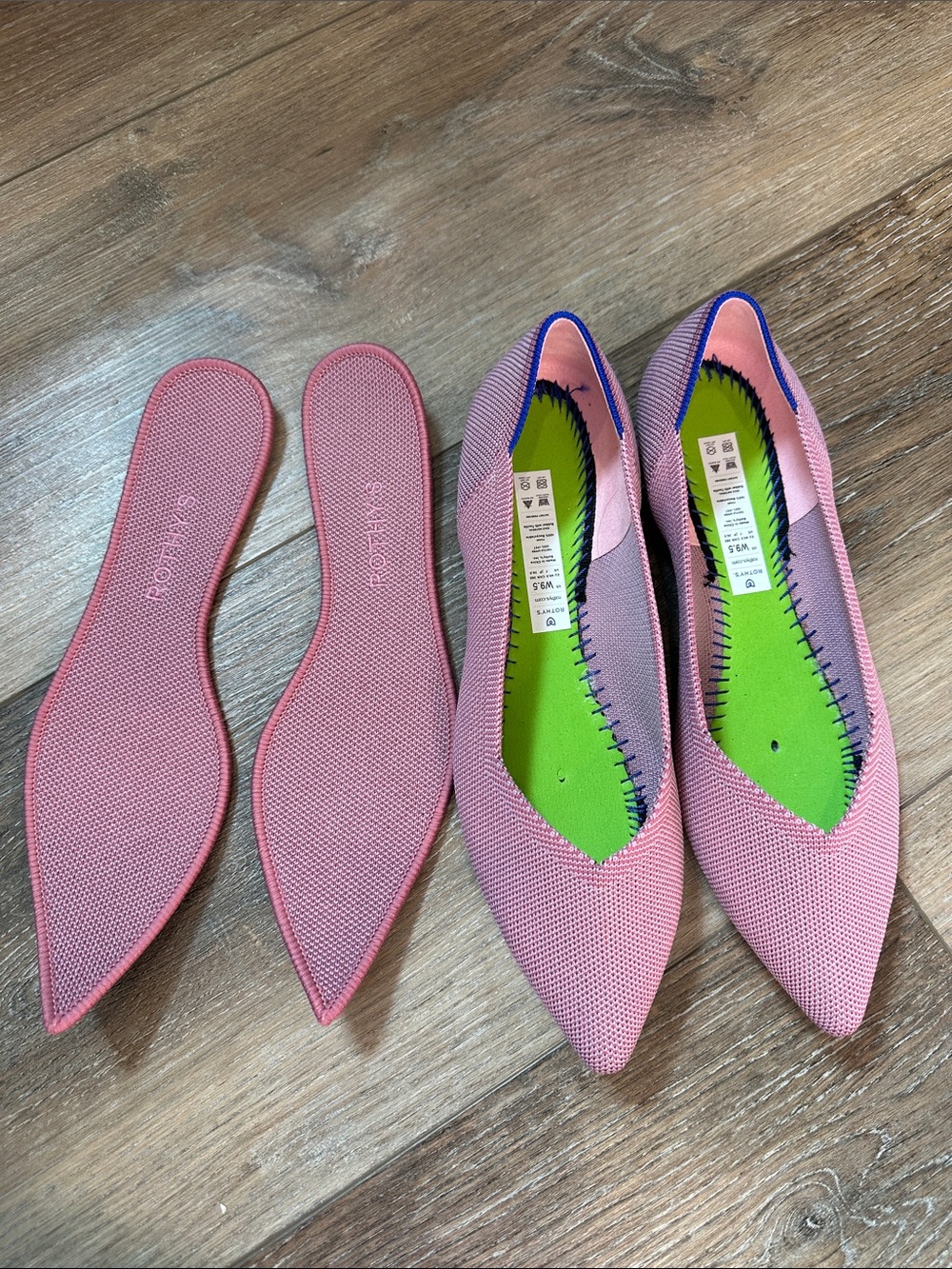 Like New Rothy’s The Point in Desert Rose, Size 9.5! - Picture 2 of 7